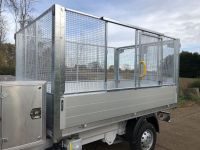 Fiat Ducato Lightweight All Alloy Tipping body, Toolbox & Galvanised Steel Cage.