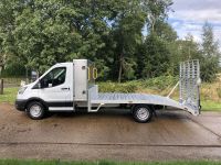 Ford Transit L3 4x4 SRW Chassis Cab. Lightweight Beavertail with Toolbox.
