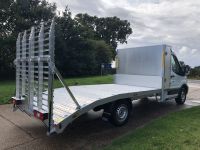 Ford Transit L3 4x4 SRW Chassis Cab. Lightweight Beavertail with Toolbox.