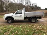 58 Plate Ford Ranger Original Ford Tipping Body Removed and New Alloy Tipping Body Fitted