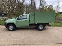 Before & After Isuzu D Max Single Cab 4x4 Arboricultural Tipping conversion with Toolbox
