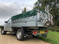 Isuzu D Max Fixed Side All Alloy Tipper for Firewood Delivery 