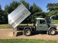 Land Rover 110 All Alloy Arboricultural Tipping Body Conversion.