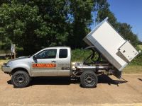 Toyota Hilux Extra cab. Arboricultural Tipping body.