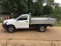 Toyota Hilux 4x4 single cab. All Alloy Tipping body.