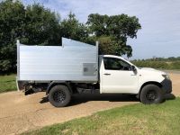 Toyota Hilux Single Cab 4x4 All Alloy Arboricultural Tipping body.
