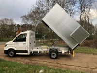 VW Crafter with factory Ingimex Tipping body converted to high sides.