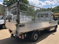 VW Crafter with TGS tipping body & cages. Before conversion.