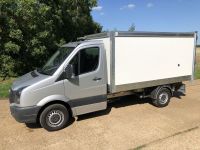 VW Crafter with TGS tipping body & cages. After conversion.