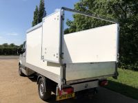 VW Crafter with TGS tipping body & cages. After conversion